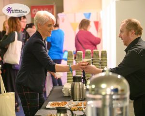 FCSS - Susan McGhee receiving coffee