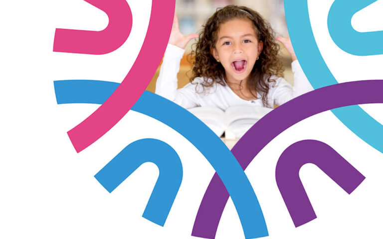 FCSS - Tillydrone page header (small girl smiling enthusiastically)