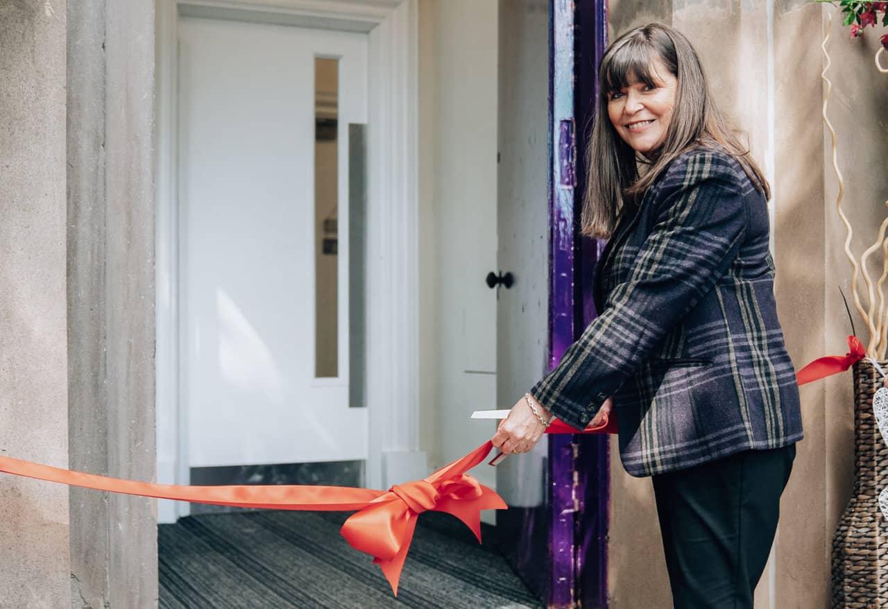 FCSS News - Minister opening the new Fintry Mains Childcare & Community Hub