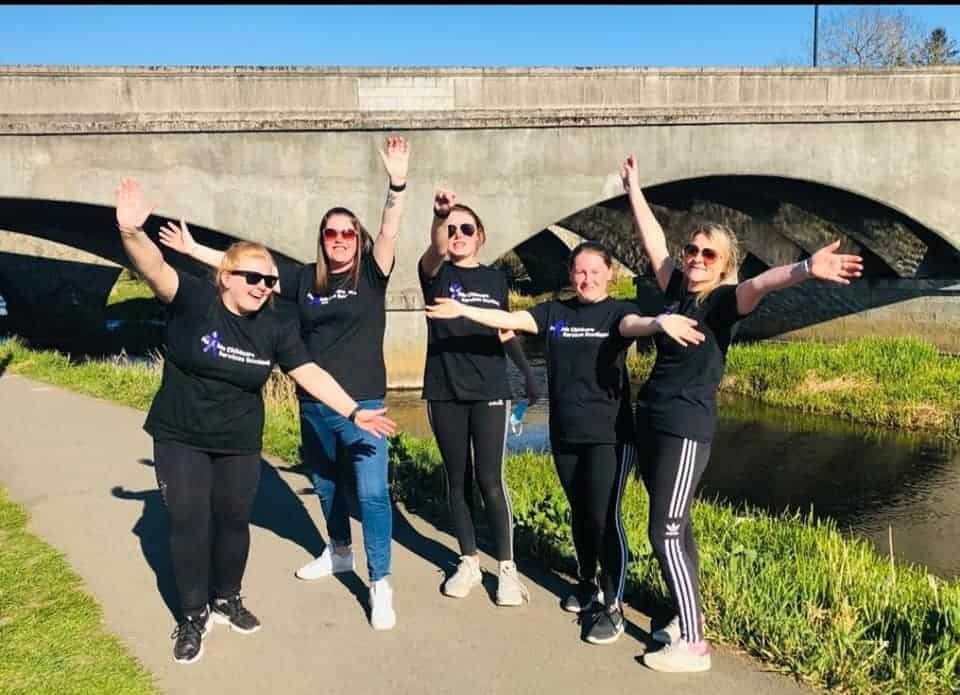 FCSS Team on the Kiltwalk